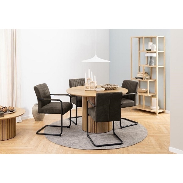 Krzesło z podłokietnikami Adele antracytowe - ACTONA